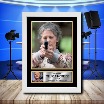 Melissa Mcbride 2 Signed Autographed Television Star Poster Print Framed Merch Gift Melissa Mcbride 2 Signed Autographed Television Star Poster Print Framed Merch Gift