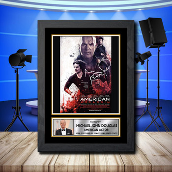 Michael Keaton 3 Signed Autographed Television Star Poster Print Framed Merch Gift