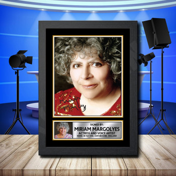 Miriam Margolyes 1 Signed Autographed Television Star Poster Print Framed Merch Gift