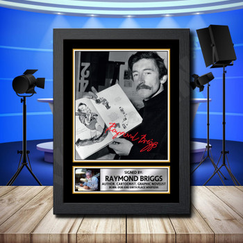 Raymond Briggs 1 Signed Autographed Television Star Poster Print Framed Merch Gift