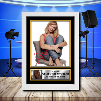 Samantha Womack 2 Signed Autographed Television Star Poster Print Framed Merch Gift