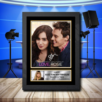 Suki Waterhouse 3 Signed Autographed Television Star Poster Print Framed Merch Gift