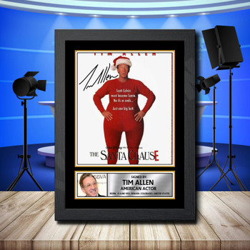 Tim Allen 2 Signed Autographed Television Star Poster Print Framed Merch Gift Tim Allen 2 Signed Autographed Television Star Poster Print Framed Merch Gift