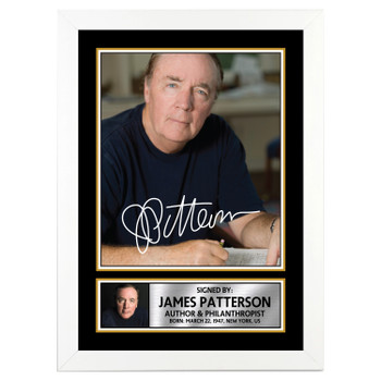 James Patterson M226 Authors Autographed Poster Print Photo Signature Gift James Patterson M226 Authors Autographed Poster Print Photo Signature Gift