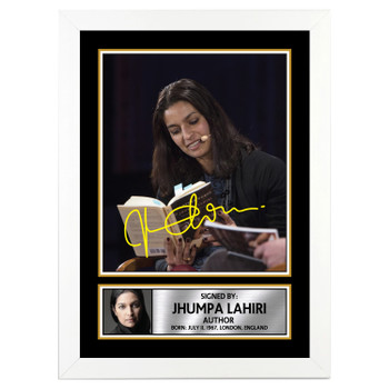 Jhumpa Lahiri M230 Authors Autographed Poster Print Photo Signature Gift