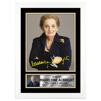 Madeleine Albright M245 Authors Autographed Poster Print Photo Signature Gift