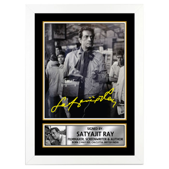 Satyajit Ray M274 Authors Autographed Poster Print Photo Signature Gift Satyajit Ray M274 Authors Autographed Poster Print Photo Signature Gift