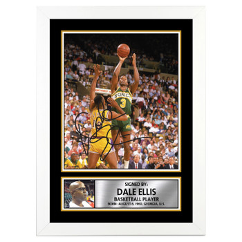 Dale Ellis Basketball Player Autographed Poster Print Photo Signature Gift Dale Ellis Basketball Player Autographed Poster Print Photo Signature Gift