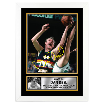 Dan Issel 2 Basketball Player Autographed Poster Print Photo Signature Gift