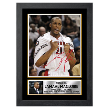 Jamaal Magloire 2 Basketball Player Autographed Poster Print Photo Signature Gift Jamaal Magloire 2 Basketball Player Autographed Poster Print Photo Signature Gift