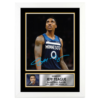 Jeff Teague 2 Basketball Player Autographed Poster Print Photo Signature Gift Jeff Teague 2 Basketball Player Autographed Poster Print Photo Signature Gift