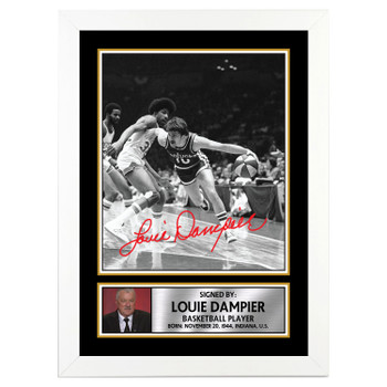 Louie Dampier M015 Basketball Player Autographed Poster Print Photo Signature Gift