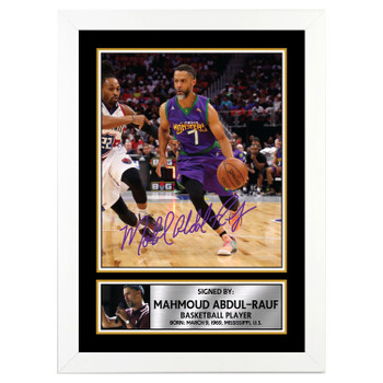 Mahmoud Abdul-Rauf M018 Basketball Player Autographed Poster Print Photo Signature Gift