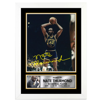 Nate Thurmond M049 Basketball Player Autographed Poster Print Photo Signature Gift