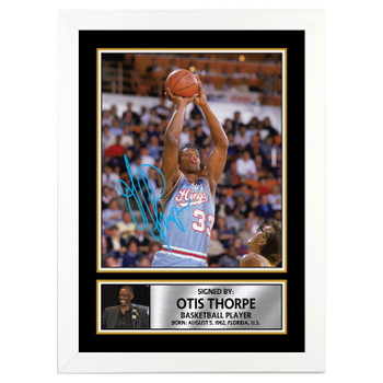 Otis Thorpe M060 Basketball Player Autographed Poster Print Photo Signature Gift