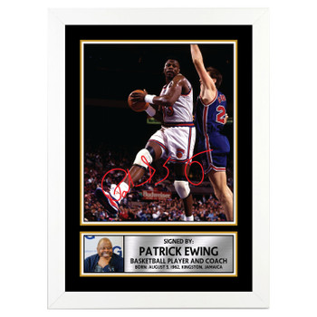 Patrick Ewing M061 Basketball Player Autographed Poster Print Photo Signature Gift