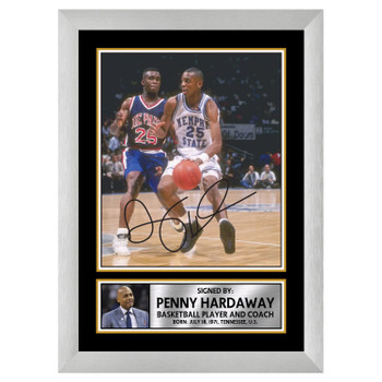 Penny Hardaway M074 Basketball Player Autographed Poster Print Photo Signature Gift