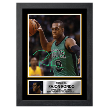 Rajon Rondo M081 Basketball Player Autographed Poster Print Photo Signature Gift