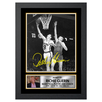 Richie Guerin M089 Basketball Player Autographed Poster Print Photo Signature Gift