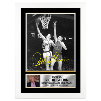 Richie Guerin M089 Basketball Player Autographed Poster Print Photo Signature Gift