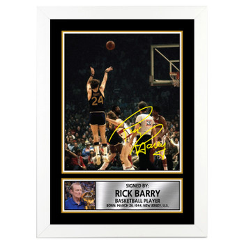 Rick Barry M091 Basketball Player Autographed Poster Print Photo Signature Gift Rick Barry M091 Basketball Player Autographed Poster Print Photo Signature Gift