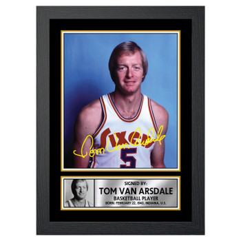 Tom Van Arsdale M119 Basketball Player Autographed Poster Print Photo Signature Gift Tom Van Arsdale M119 Basketball Player Autographed Poster Print Photo Signature Gift