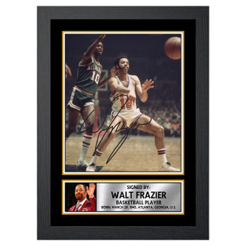 Walt Frazier M132 Basketball Player Autographed Poster Print Photo Signature Gift