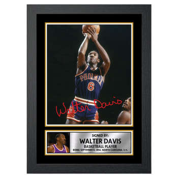Walter Davis M137 Basketball Player Autographed Poster Print Photo Signature Gift Walter Davis M137 Basketball Player Autographed Poster Print Photo Signature Gift
