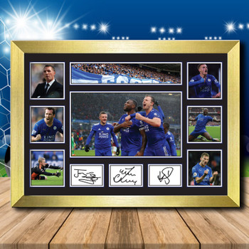 Leicester City Team Player Autographed Poster Print Photo Signature Gift Leicester City Team Player Autographed Poster Print Photo Signature Gift