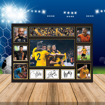 Wolverhampton Team Player Autographed Poster Print Photo Signature Gift Wolverhampton Team Player Autographed Poster Print Photo Signature Gift