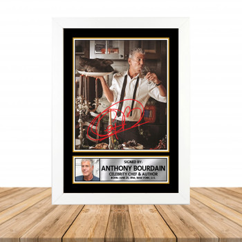 Anthony Bourdain M808 Television Autographed Poster Print Photo Signature Gift