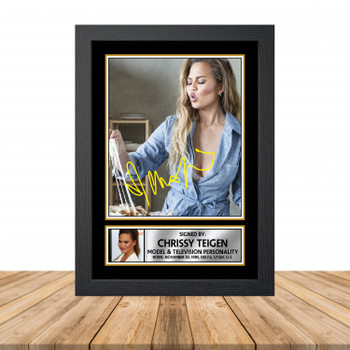 Chrissy Teigen M825 Television Autographed Poster Print Photo Signature Gift Chrissy Teigen M825 Television Autographed Poster Print Photo Signature Gift