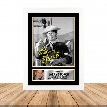 Larry Storch M871 Television Autographed Poster Print Photo Signature Gift Larry Storch M871 Television Autographed Poster Print Photo Signature Gift