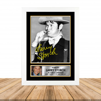 Larry Storch M872 Television Autographed Poster Print Photo Signature Gift Larry Storch M872 Television Autographed Poster Print Photo Signature Gift