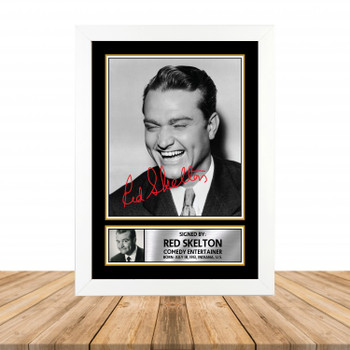 Red Skelton M908 Television Autographed Poster Print Photo Signature Gift Red Skelton M908 Television Autographed Poster Print Photo Signature Gift