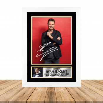 Ryan Seacrest M926 Television Autographed Poster Print Photo Signature Gift Ryan Seacrest M926 Television Autographed Poster Print Photo Signature Gift