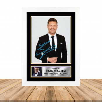 Ryan Seacrest M927 Television Autographed Poster Print Photo Signature Gift Ryan Seacrest M927 Television Autographed Poster Print Photo Signature Gift