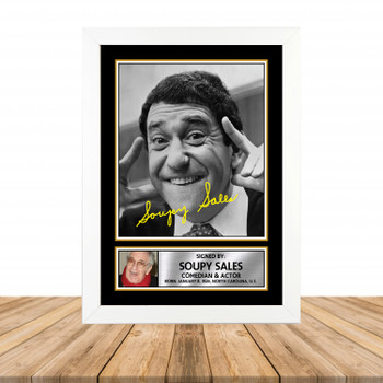 Soupy Sales Sign M930 Television Autographed Poster Print Photo Signature Gift