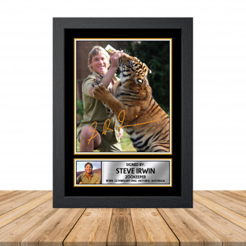 Steve Irwin M932 Television Autographed Poster Print Photo Signature Gift Steve Irwin M932 Television Autographed Poster Print Photo Signature Gift