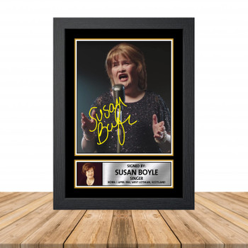 Susan Boyle M934 Television Autographed Poster Print Photo Signature Gift