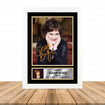 Susan Boyle M935 Television Autographed Poster Print Photo Signature Gift