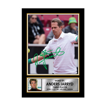 Anders Jrryd M534 Tennis Player Autographed Poster Print Photo Signature Gift Anders Jrryd M534 Tennis Player Autographed Poster Print Photo Signature Gift