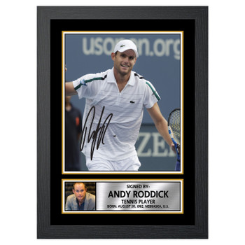 Andy Roddick M537 Tennis Player Autographed Poster Print Photo Signature Gift Andy Roddick M537 Tennis Player Autographed Poster Print Photo Signature Gift