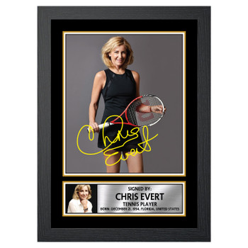 Chris Evert M553 Tennis Player Autographed Poster Print Photo Signature Gift Chris Evert M553 Tennis Player Autographed Poster Print Photo Signature Gift
