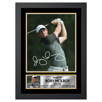 Rory McIlroy M633 Golfer Autographed Poster Print Photo Signature Gift Rory McIlroy M633 Golfer Autographed Poster Print Photo Signature Gift