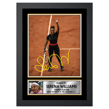 Serena Williams M638 Tennis Player Autographed Poster Print Photo Signature Gift
