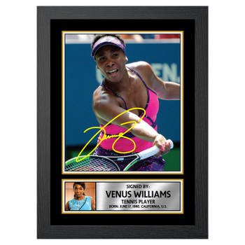 Venus Williams M651 Tennis Player Autographed Poster Print Photo Signature Gift