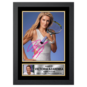 Victoria Azarenka M652 Tennis Player Autographed Poster Print Photo Signature Gift