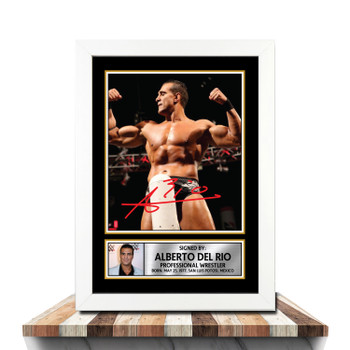 Alberto Del Rio M947 Wrestling Autographed Poster Print Photo Signature Gift Alberto Del Rio M947 Wrestling Autographed Poster Print Photo Signature Gift