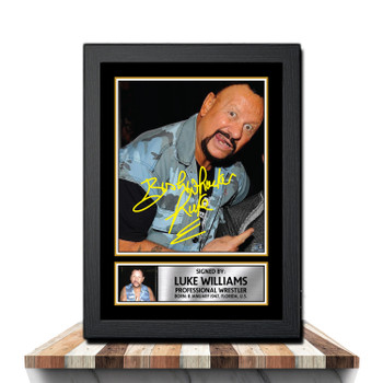 Bushwhacker Luke M967 Wrestling Autographed Poster Print Photo Signature Gift Bushwhacker Luke M967 Wrestling Autographed Poster Print Photo Signature Gift